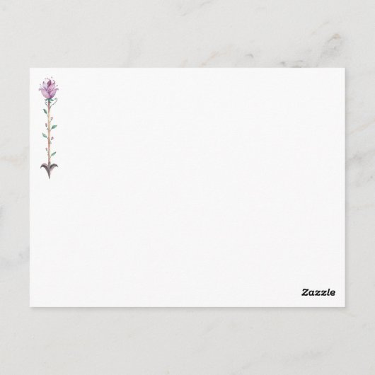 Elegant Arrow Briefkaart 3 (Achterkant)