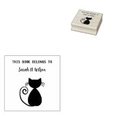 Elegant Art Cat Book behoort tot gepersonaliseerd Rubberstempel (Gestempeld)