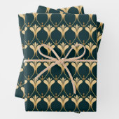 Elegant Art Deco betegeld patroon Inpakpapier Vel (In situ)