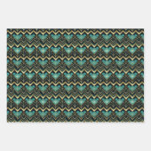 Elegant Art Deco betegeld patroon Inpakpapier Vel (Voorkant)