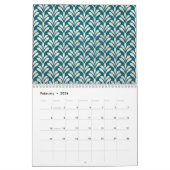 Elegant Art Deco Custom  Kalender (Feb 2026)