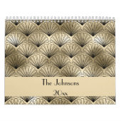 Elegant Art Deco Custom  Kalender (Hoes)
