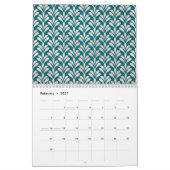 Elegant Art Deco Custom  Kalender (Feb 2027)