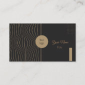 Elegant art deco douane visitekaartje (Voorkant)