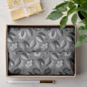 Elegant Art Deco Fall Leaves Autumn Patroon Tissuepapier (Geschenk)