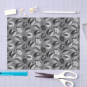 Elegant Art Deco Fall Leaves Autumn Patroon Tissuepapier (Craft)