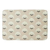 Elegant  Art Deco Flowers uit 1920 Badmat (Voorkant)