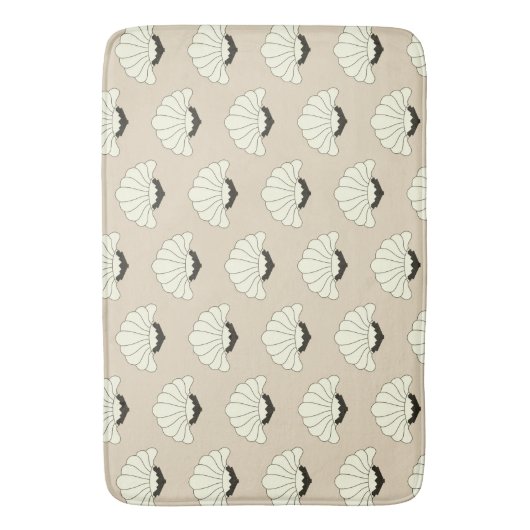 Elegant  Art Deco Flowers uit 1920 Badmat (Voorkant Verticaal)