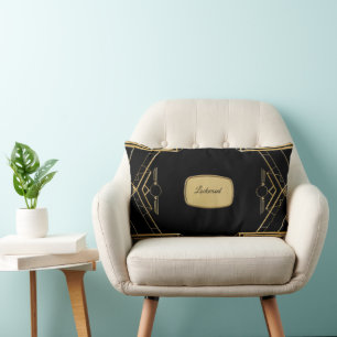 Elegant Art Deco Gatsby Throw Lumbar Pillow Kussen