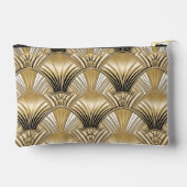 Elegant Art Deco goud zwart patroon Etui (Achterkant)