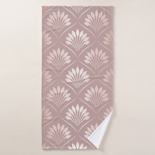 Elegant art deco goudrooster badhanddoek (Badhanddoek)