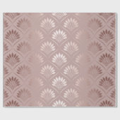 Elegant art deco goudrooster cadeaupapier (Vlak)