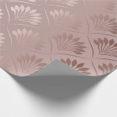 Elegant art deco goudrooster cadeaupapier (Hoek)