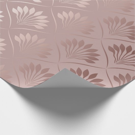 Elegant art deco goudrooster cadeaupapier (Hoek)