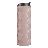 Elegant art deco goudrooster thermosbeker (Gedraaid links)