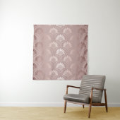 Elegant art deco goudrooster wandkleed (In situ)