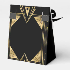 Elegant art deco Great Gatsby Wedding Bedankdoosjes
