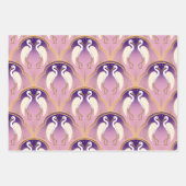 Elegant Art Deco Kraanpatroon Inpakpapier Vel (Voorkant 2)