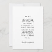 Elegant art deco Nieuwjaar Feestdagenkaart (Achterkant)