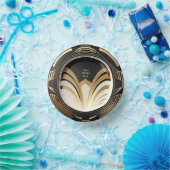 Elegant Art Deco Paper Bowls - Gepersonaliseerd Papieren Kommen (Feest)