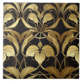 Elegant art deco patroon tegeltje (Voorkant)