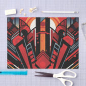 Elegant art deco patroon tissuepapier (Craft)