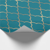 Elegant Art Deco Pattern. Cadeaupapier (Hoek)