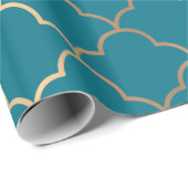 Elegant Art Deco Pattern. Cadeaupapier (Rol Hoek)