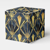 Elegant art deco tegelpatroon bedankdoosjes (Voorkant Zijde)