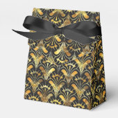 Elegant art deco tegelpatroon bedankdoosjes (Voorkant Zijde)