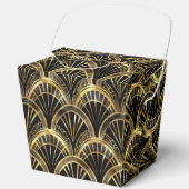 Elegant art deco tegelpatroon bedankdoosjes (Voorkant)