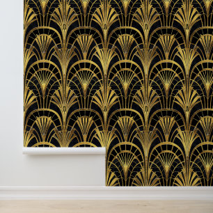 Elegant art deco tegelpatroon behang