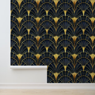 Elegant art deco tegelpatroon behang