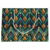 Elegant Art Deco tiled pattern  Groot Cadeauzakje (Voorkant)