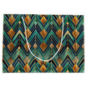 Elegant Art Deco tiled pattern  Groot Cadeauzakje (Achterkant)