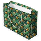 Elegant Art Deco tiled pattern  Groot Cadeauzakje (Achterkant Gekanteld)