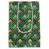 Elegant Art Deco tiled pattern  Medium Cadeauzakje (Achterkant)
