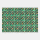 Elegant Art Deco tiled pattern party  Inpakpapier Vel (Voorkant)