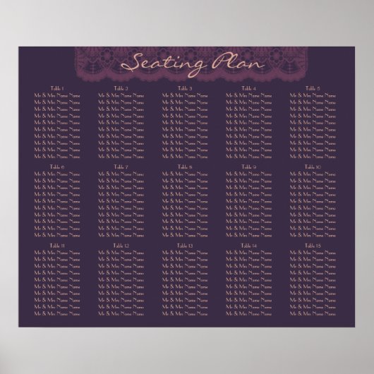 Elegant art deco zwarte orchidee poster (Voorkant)