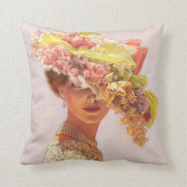 Elegant Art Decor Pillow pet Victoriaans dame Kussen