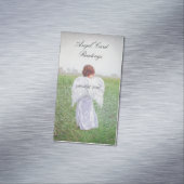 Elegant Art Design Angel-kaart lezen Magnetisch Visitekaartje (Voorbeeld)