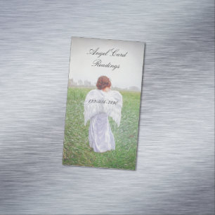 Elegant Art Design Angel-kaart lezen Magnetisch Visitekaartje