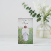 Elegant Art Design Angel-kaart lezen Visitekaartje (Staand voorkant)