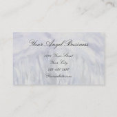 Elegant Art Design Angel-kaart lezen Visitekaartje (Achterkant)