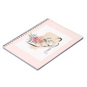 Elegant Art Design Spiral Photo Notitieboek 80 pag (Linkerzijde)