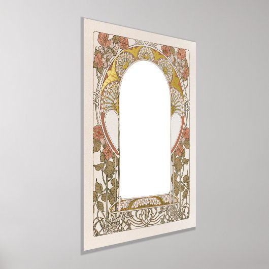 Elegant Art Nouveau geïnspireerd Ketubah handschri Folie Afdrukken (Laagn)