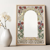 Elegant Art Nouveau geïnspireerd Ketubah handschri Folie Afdrukken