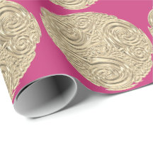 Elegant art nouveau goud fuschia roze medaillon