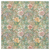Elegant art nouveau roses stof (Swatch)