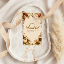 Elegant Art Nouveau Thanksgiving-diner